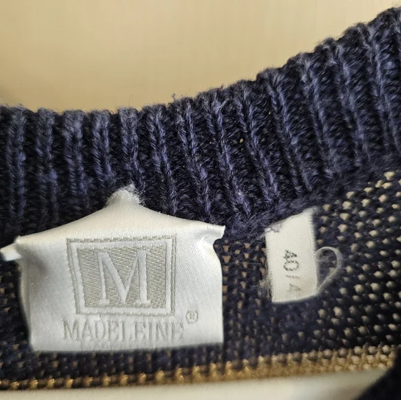 Vintage Madeline Womens Sweater Made In Italy XL - Picture 4 of 7